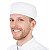 Boina Chef de Cozinha Profissional Unissex Branco - Dr Chef - Imagem 1