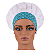 Chapéu Para Chef Cozinha Tipo Gorro Mandalas Azuis - Dr Chef - Imagem 5