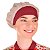 Chapéu Para Chef Cozinha Tipo Gorro Vermelho Póa - Dr Chef - Imagem 5