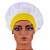 Chapéu Para Chef de Cozinha Tipo Gorro Amarelo Poá- Dr Chef - Imagem 11