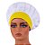 Chapéu Para Chef de Cozinha Tipo Gorro Amarelo Poá- Dr Chef - Imagem 9