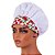 Chapéu Para Chef Cozinha Tipo Gorro Floral Rosas - Dr Chef - Imagem 1