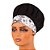 Chapéu Para Chef Cozinha Tipo Gorro Floral Preto - Dr Chef - Imagem 1