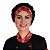 Chapéu Chef de Cozinha Tipo Gorro Floral Vermelho - Dr Chef - Imagem 3