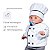 Dólmã Baby Recém Nascido + Chapéu Infantil Branco - Dr Chef - Imagem 7