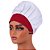 Chapéu Chef Cozinha Tipo Gorro Branco Poá Vermelho - Dr Chef - Imagem 7