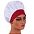 Chapéu Chef Cozinha Tipo Gorro Branco Poá Vermelho - Dr Chef - Imagem 5