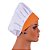 Chapéu Para Chef Cozinha Tipo Gorro Poá Laranja - Dr Chef - Imagem 7