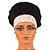 Chapéu Para Chef Cozinha Tipo Gorro Preto Dentinhos - Dr Chef - Imagem 5