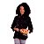 Dólmã Chef Cozinha Feminino Preto e Rosa - Dr Chef - Imagem 1