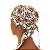 Bandana Para Chef de Cozinha Flores Laranjas - Dr Chef - Imagem 2