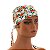 Bandana Para Chef de Cozinha Flores Laranjas - Dr Chef - Imagem 7