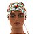 Bandana Para Chef de Cozinha Flores Laranjas - Dr Chef - Imagem 3