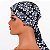 Bandana Para Chef de Cozinha Floral Preto - Dr Chef - Imagem 5