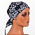 Bandana Para Chef de Cozinha Floral Preto - Dr Chef - Imagem 7