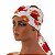 Bandana Para Chef de Cozinha Rosas Vermelhas - Dr Chef - Imagem 5