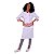 Conjunto Dólmã + Avental Floral Vermelho Feminino - Dr Chef - Imagem 8