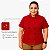 Dólmã Feminino Manga Curta Vermelho Plus Size - Dr Chef - Imagem 3