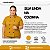 Dólmã Feminino Manga Curta Mostarda Plus Size- Dr Chef - Imagem 7