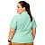 Dólmã Feminina Manga Curta Verde Bebê Plus Size - Dr Chef - Imagem 2