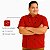 Dólmã Chef De Cozinha Plus Size Manga Curta Vermelho - Dr Chef - Imagem 8