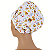 Chapéu Para Chef De Cozinha Estampa Pizza Branco - Dr Chef - Imagem 7