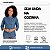Dólmã Chef De Cozinha Jeans Liz Baby Blue - Dr Chef - Imagem 5