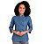 Dólmã Chef De Cozinha Jeans Liz Baby Blue - Dr Chef - Imagem 1
