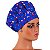 Chapéu Para Chef De Cozinha Estampa Natalina Azul - Dr Chef - Imagem 7