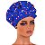 Chapéu Para Chef De Cozinha Estampa Natalina Azul - Dr Chef - Imagem 9