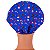 Chapéu Para Chef De Cozinha Estampa Natalina Azul - Dr Chef - Imagem 2