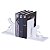 Aparador De Livros Decorativo Organizador Chef Gourmet Branco - Dr Chef - Imagem 1