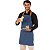 Avental Chef De Cozinha Corpo Inteiro Unissex Jeans Azul Claro - Dr Chef - Imagem 3