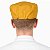 Boina Chef De Cozinha Unissex Amarelo Mostarda Com Pesponto Preto - Dr Chef - Imagem 3