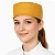 Boina Chef De Cozinha Unissex Amarelo Mostarda Com Pesponto Preto - Dr Chef - Imagem 5