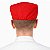 Boina Chef De Cozinha Profissional Unissex Vermelho - Dr Chef - Imagem 3