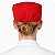 Boina Chef De Cozinha Profissional Unissex Vermelho - Dr Chef - Imagem 6