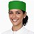 Boina Chef De Cozinha Unissex Profissional Verde - Dr Chef - Imagem 2
