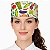 Boina Chef De Cozinha Unissex Profissional Estampa Legumes Branco - Dr Chef - Imagem 2