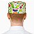 Boina Chef De Cozinha Unissex Profissional Estampa Legumes Branco - Dr Chef - Imagem 3