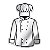 Chaveiro Espelhado Dólmã Chef Cozinha Para Pendurar Bolsa Mochila Chaves - Dr Chef - Imagem 1
