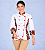 Dolmã Feminina Chef 100% Algodão Rosas Vermelhas Dr Chef - Imagem 4