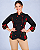 Dolmã Feminina Chef 100% Algodão Rosas Vermelhas Dr Chef - Imagem 9