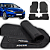 Tapete Focus 1998 a 2014 - 3 peças - Linha Premium - Imagem 1