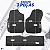 Tapete F250 2003 a 2011 - 3 peças - Linha Premium - Imagem 2