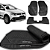 Tapete Crossfox 2014 a 2018 - 3 peças - Linha Premium - Imagem 1
