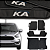 Kit de Tapetes para Ford Ka Hatch 2020 a 2024 - Internos + Porta Malas - Imagem 1