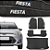 Kit de Tapetes para Fiesta Hatch 2001 a 2014 - Internos + Porta Malas - Imagem 1