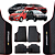 Tapete para Chevrolet na cor vermelha - Linha Universal - 5 Peças - Imagem 1