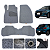 Tapete Para Carro Onix Hatch 2020 a 2025 Original Lanzi Cor Cinza - Imagem 1